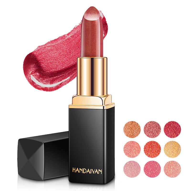Shiny Metallic Color-Changing Lipstick