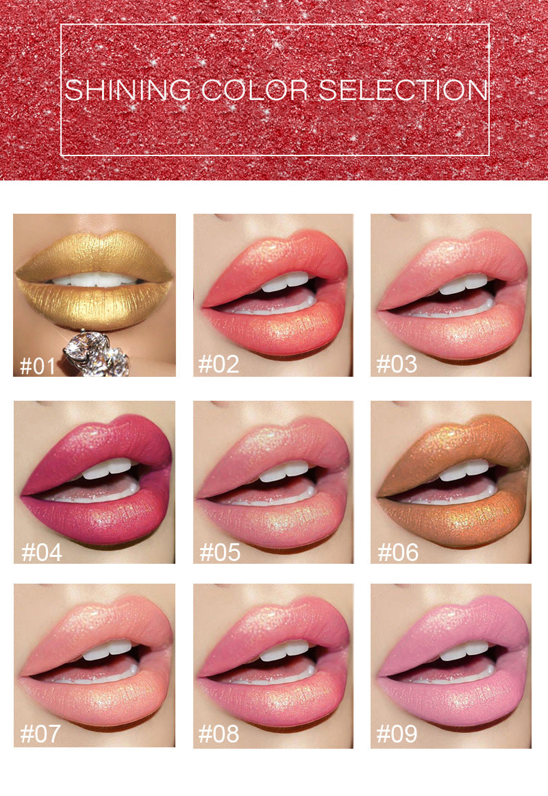 Shiny Metallic Color-Changing Lipstick