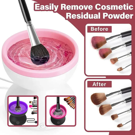 Electric Portable Makeup Brush Cleaner