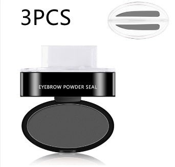 Eyebrow Powder Stamp Tint Stencil Kit Cosmetics Professional Makeup 