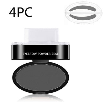 Eyebrow Powder Stamp Tint Stencil Kit Cosmetics Professional Makeup 
