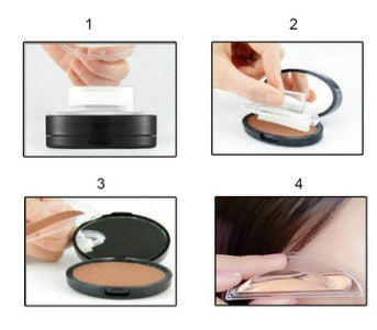 Eyebrow Powder Stamp Tint Stencil Kit Cosmetics Professional Makeup 