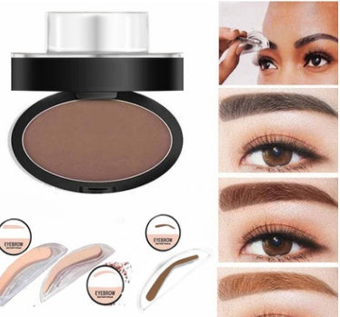 Eyebrow Powder Stamp Tint Stencil Kit Cosmetics Professional Makeup 