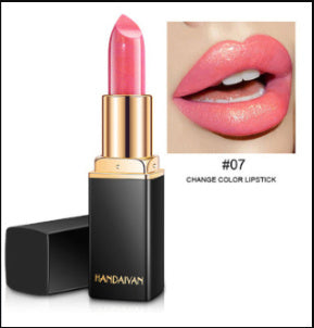 Shiny Metallic Color-Changing Lipstick