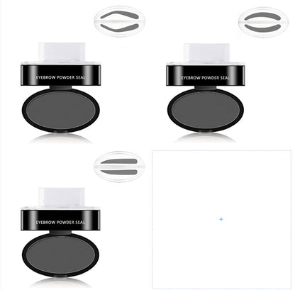 Eyebrow Powder Stamp Tint Stencil Kit Cosmetics Professional Makeup 