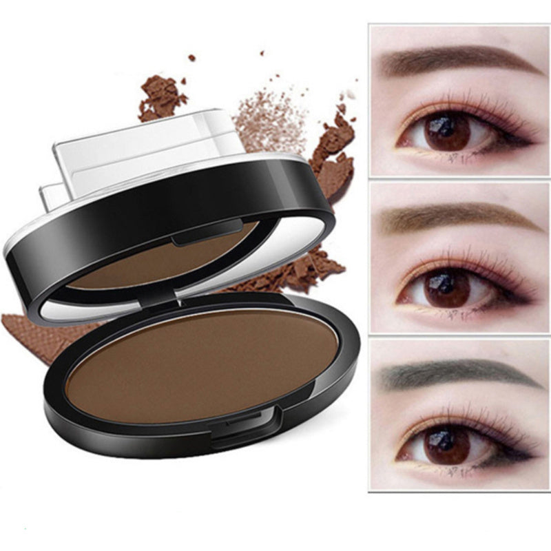 Eyebrow Powder Stamp Tint Stencil Kit Cosmetics Professional Makeup 