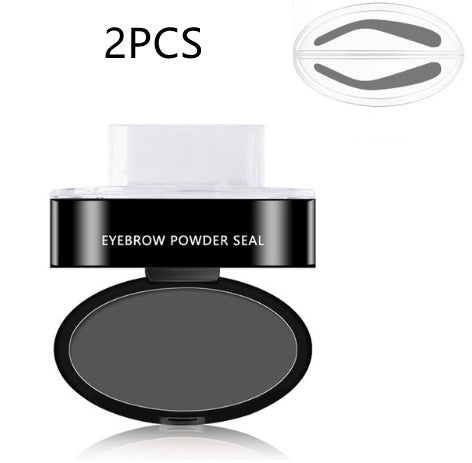 Eyebrow Powder Stamp Tint Stencil Kit Cosmetics Professional Makeup 