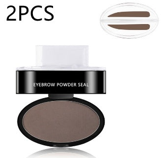Eyebrow Powder Stamp Tint Stencil Kit Cosmetics Professional Makeup 